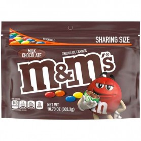 M&m's milk chocolate share size pouch - 303.3G