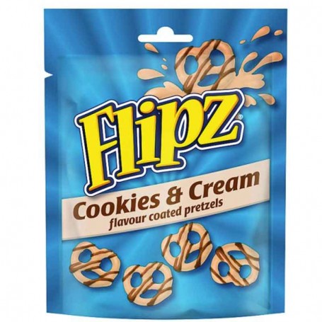 Flipz cookies and cream 90g