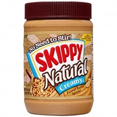 Skippy natural creamy peanut butter 751G