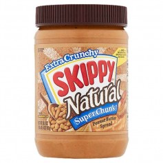 Skippy natural extra crunchy peanut butter 751G