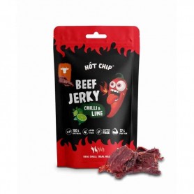 Hot chip beef jerky chilli and lime