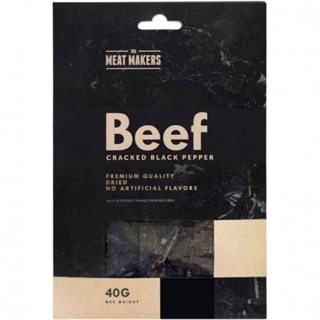 The meat makers beef cracked black pepper