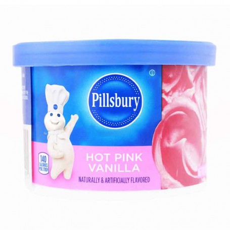 Pillsbury hot pink vanilla frosting