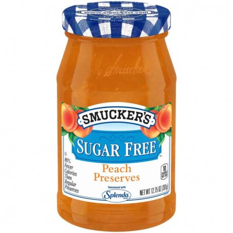 Smucker's peach preserves sugar free