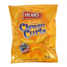 Herr's baked cheese curls 113gr