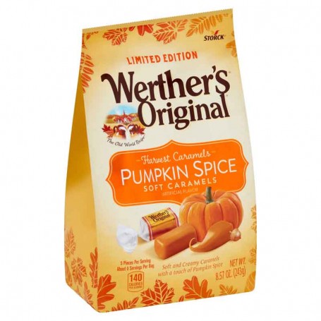 Werther's original soft caramel pumpkin spice