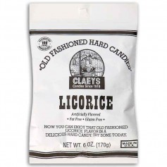 Claeys old fashioned hard candy licorice