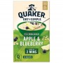 Quaker oat apple and blueberry 10 sachets