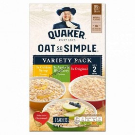Quaker oat variety pack 9 sachets