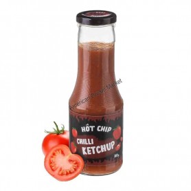 Hot chip chilli ketchup sauce