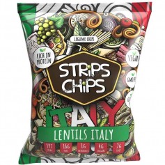 Hot chip strips chips lentils italy