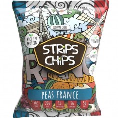 Hot chip strips chips peas france