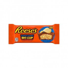 Reese's big cup with potato chips