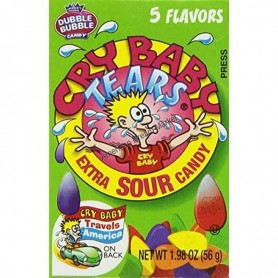 Cry baby tears extra sour candy