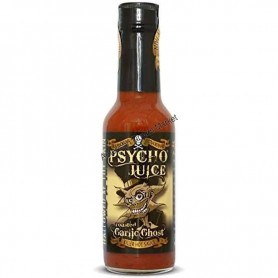 Psycho juice roasted garlic ghost pepper sauce