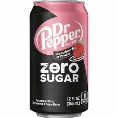 Dr pepper starwberries and cream zero sugar