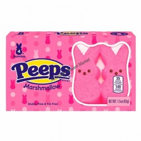 Peeps marshmallows bunnies pink