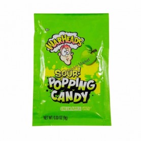 Warheads sour popping candy green apple