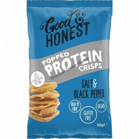 Good and honest popped protein salt and black pepper