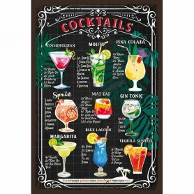 Plaque metal cocktails