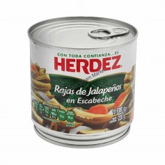 Herdez rajas de jalapeno en escabeche 360G