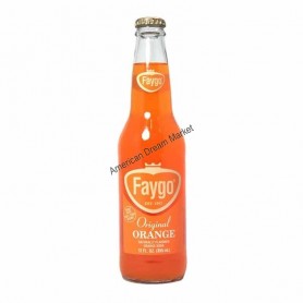 Faygo bouteille verre orange