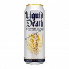 Liquid death still mountain water