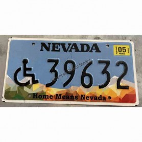 License plate nevada state 2