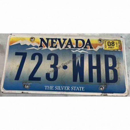 License plate nevada state