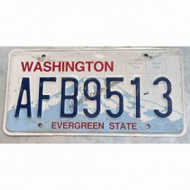 License plate washington state