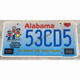 License plate alabama state