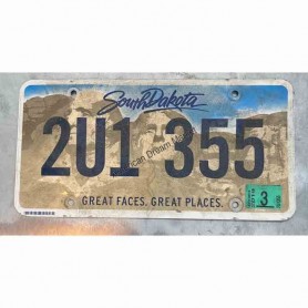 License plate south dakota state 2