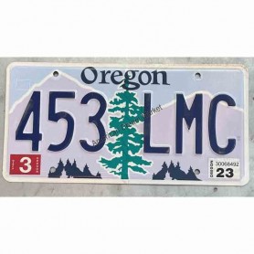 License plate oregon state