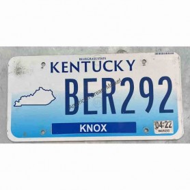 License plate kentucky state