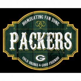 Plaque bois homegating packers