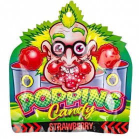 Dr sour popping candy strawberry