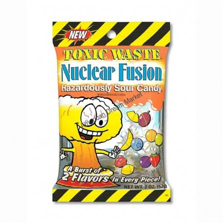 Toxic waste nuclear fusion sour candy 57G