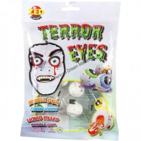 Zed terror eyes bubble gum bag