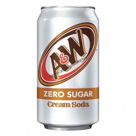 A w zero sugar cream soda
