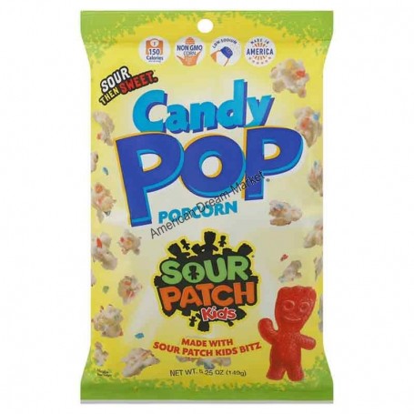 Candy pop corn sour patch kids