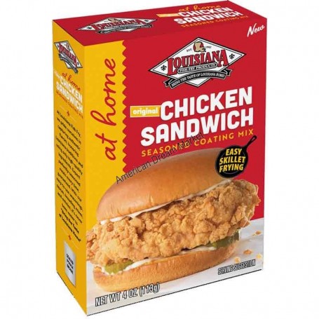 Louisiana original chicken sandwich coating mix