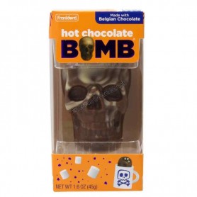 Hot chocolate bomb skull