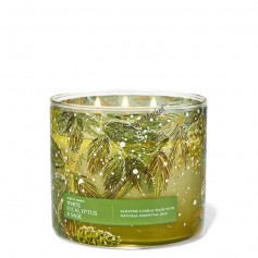 BBW bougie white eucalyptus and sage