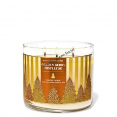 BBW bougie golden berry mistletoe