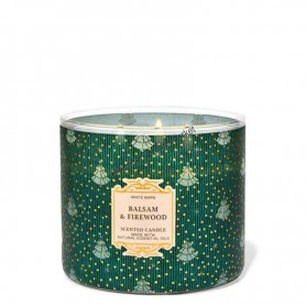 BBW bougie balsam and firewood