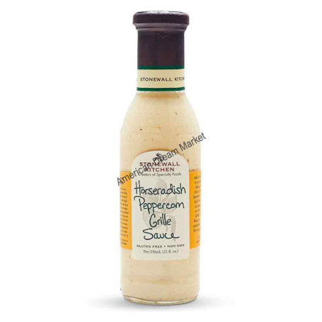 Stonewall kitchen horseradish peppercorn grille sauce