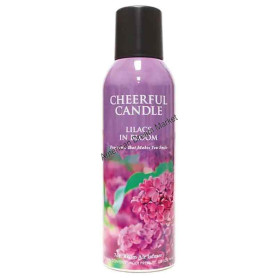 Cheerful spray parfume lilacs in bloom