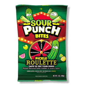 Sour punch bites pickle roulette