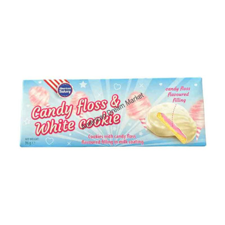 American bakery candy floss and white cookie