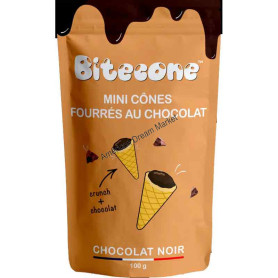 Bitecone mini cone fouree au chocolat noir